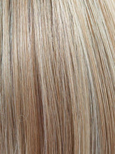 CHAMPAGNE-BLUSH | Creamy White Blonde Base transitions to Strawberry Blonde with Light Auburn Highlights